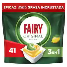 41 Cápsulas Lavavajillas Fairy Original Limón