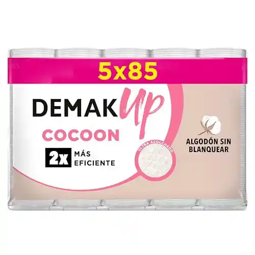 425x Discos Demak'up Cocoon de algodón para desmaquillar