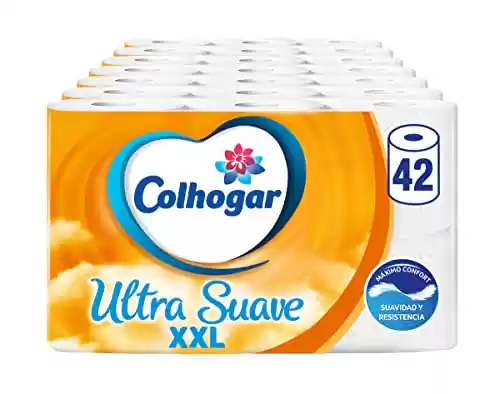 42x rollos Colhogar Papel Higiénico doble Ultra Suave XXL - 0,33€ el rollo