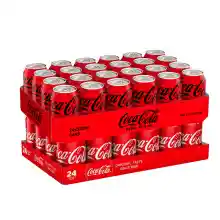 48 latas de Coca Cola 33cl (24x Original + 24x Zero Azúcar)