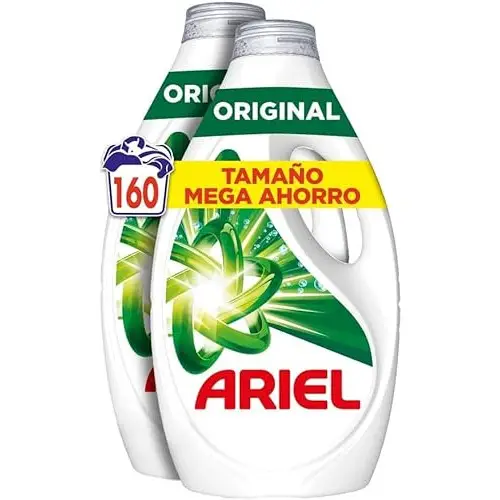 4x Detergente Líquido Ariel (en total 160 Lavados)