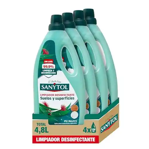 4x Sanytol Desinfectante Limpiahogar