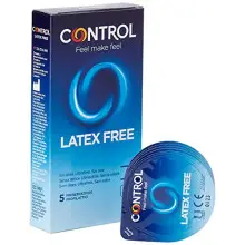 5 Unidades Preservativos Control Latex Free Poliuretano Ultrafinos
