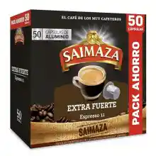 50 Cápsulas café Saimaza Extra Fuerte Compatibles Nespresso - La unidad a 0,16€