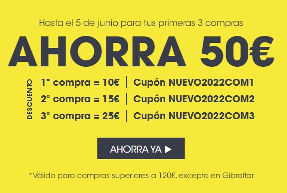 50€ de ahorro en tus primeras 3 compras online en Eroski