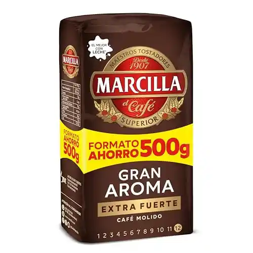 500g Café Molido Extra Fuerte Marcilla
