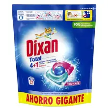 52 cápsulas de Detergente Dixan Total 4+1 para lavadora