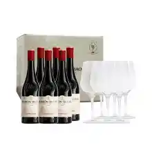 6 botellas Ramón Bilbao Garnacha + 6 Copas de Regalo