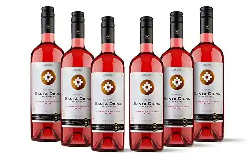 6x Botellas vino rosado Miguel Torres Chile Santa Digna 75cl