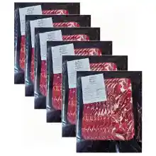 6x125g de pétalos de jamón ibérico Etiqueta Negra (900g en total)