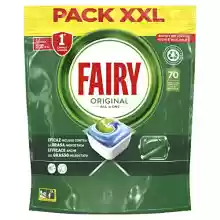 70 Capsulas Lavavajillas Fairy Original Todo En Uno