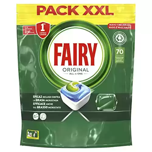 70 Capsulas Lavavajillas Fairy Original Todo En Uno