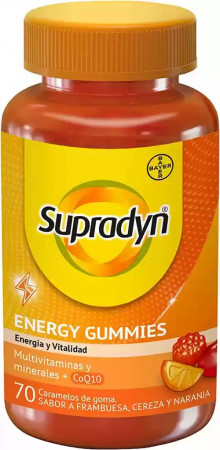 70 unidades Supradyn Energy Gummies on Vitaminas, Minerales y Coenzima Q10