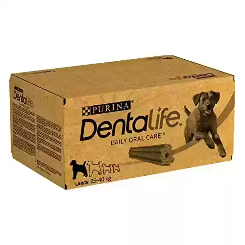 72 sticks Purina Dentalife Daily Oral Care Large, Snack Dental, premio para perros grandes
