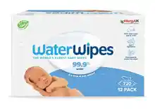 720 Toallitas húmedas WaterWipes Originales para Bebés, 99,9% Base de Agua, y Sin Perfume para Pieles Sensibles