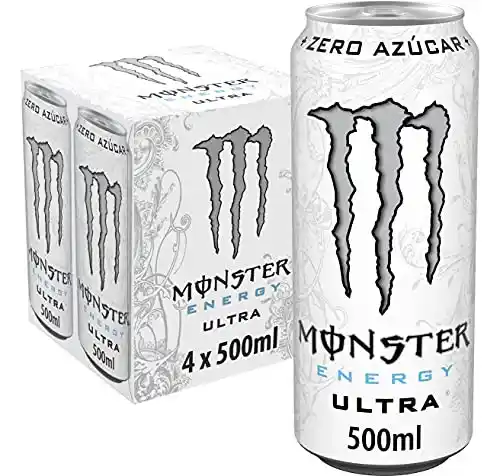 8x latas de Monster Energy Ultra Bebida Energética 500ml