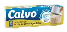 9 latas Calvo Atún Claro en Aceite de Oliva Virgen Extra (3 packs de 3 latas)