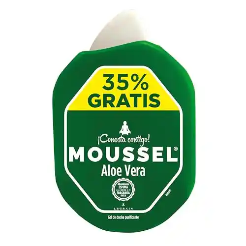 900ml de gel de ducha MOUSSEL Aloe Vera