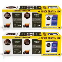 96 cápsulas café Dolce Gusto (4 cajas de Intenso + 2 cajas de Ardenza de REGALO)
