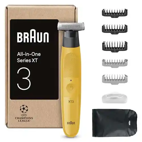 Afeitadora Braun Series XT3 con 7 accesorios incluidos