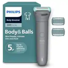 Afeitadora corporal Philips Series 3000 con sistema Triple Protect