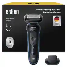 Afeitadora eléctrica Braun Series 5 52-B1200SI para hombre con 3 láminas Flex