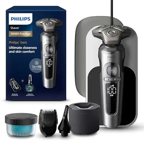 Afeitadora Eléctrica con Barbero Philips Serie 9000 Prestige