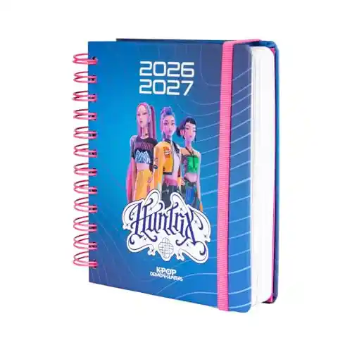 Agenda escolar 2026-2027 KPop Día Página (14x16 cm)