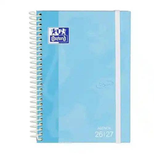 Agenda escolar Oxford Touch Semana Vista A5 (15x21 cm) tapa dura