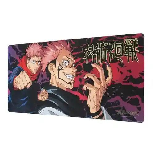 Alfombrilla Escritorio XXL Grupo Erik Jujutsu Kaisen (80x35 cm) impermeable y antideslizante