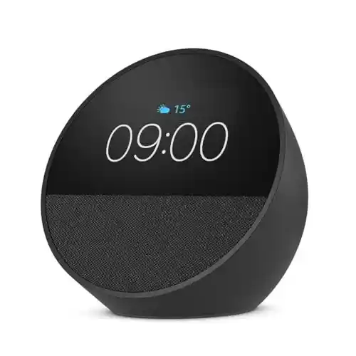 Altavoz inteligente Amazon Echo Spot (Negro) con Alexa