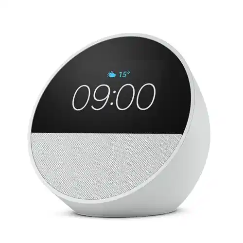 Amazon Echo Spot (última generación) - Despertador inteligente con sonido de calidad y Alexa