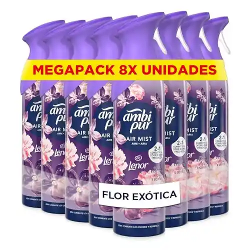 Ambientador en spray Ambipur Flor Exótica 185ml