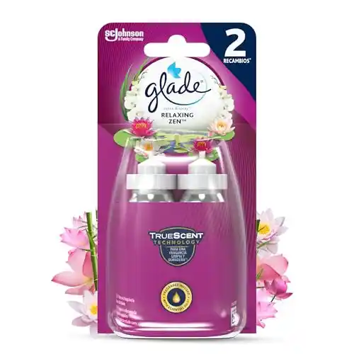 Ambientador Glade Sense & Spray con 2 recambios.