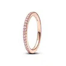 Anillo mujer PANDORA cinta rosa brillante