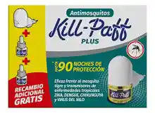 Antimosquitos eléctrico Kill-Paff con recambios para 90 noches.