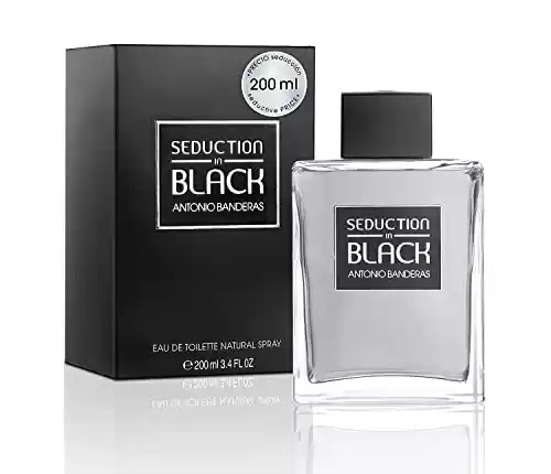 Antonio Banderas Seduction in Black - Agua de colonia, 200 ml