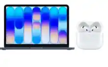 Apple MacBook Neo 13" (Apple A18 Pro, 8GB, 256GB) + REGALO Apple AirPods 4