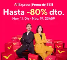 Cupones para el 11.11 en Aliexpress ¡¡Los mejores precios del año!!
