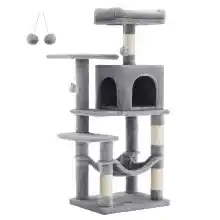Árbol rascador 112cm con hamaca y cueva (SOYDEES03)