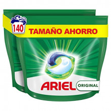 Ariel Pods Detergente Lavadora Cápsulas, 140 Lavados (2 x 70)