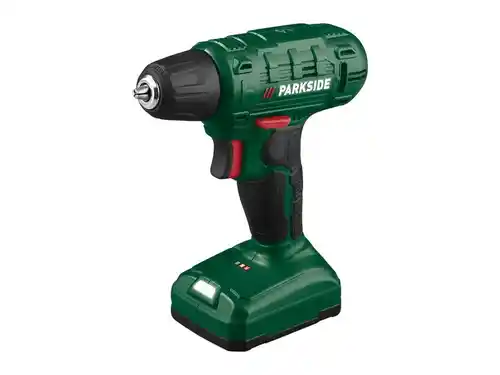 Atornillador Parkside 12V con SPINDLE LOCK y luz LED integrada