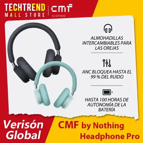 Auriculares Cmf by Nothing Headphone Pro con ANC y 100h de autonomía