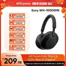 Auriculares inalámbricos Sony WH1000XM5L con Cancelación ruido, 30h, Hi-Res