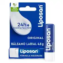 Bálsamo labial Liposan Original (4.8 g) con cuidado intensivo e hidratación 24h