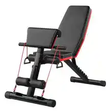 Banco de Abdominales Ajustable Multifunción