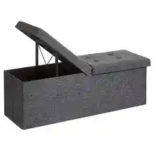 Banco de almacenaje SONGMICS plegable con tapa abatible (110 cm)