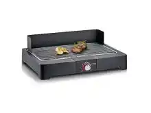 Barbacoa eléctrica Severin PG 8565 de mesa con 2200W y parrilla 44.5x26cm