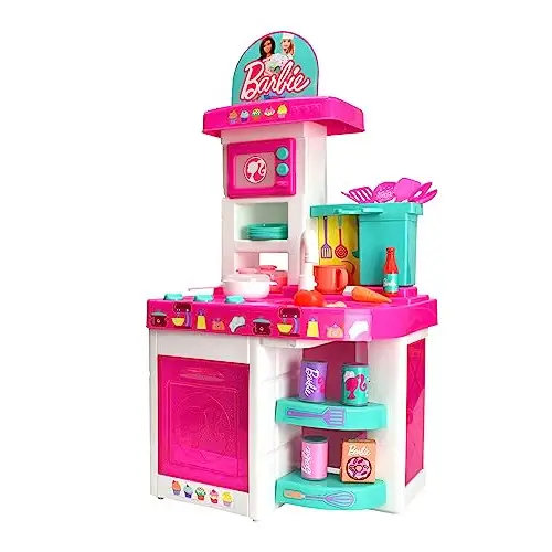 Barbie cocina con 40 accesorios incluidos