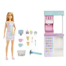 Barbie Juego de Heladería con Muñeca